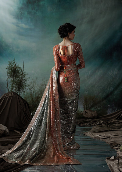Aik Atelier | Sari Edit 2024 | SARI EDIT '24 VOL. 1 - LOOK 02 -  Aik Atelier Ladies Clothes - Original Designer Dress - House of Maryam