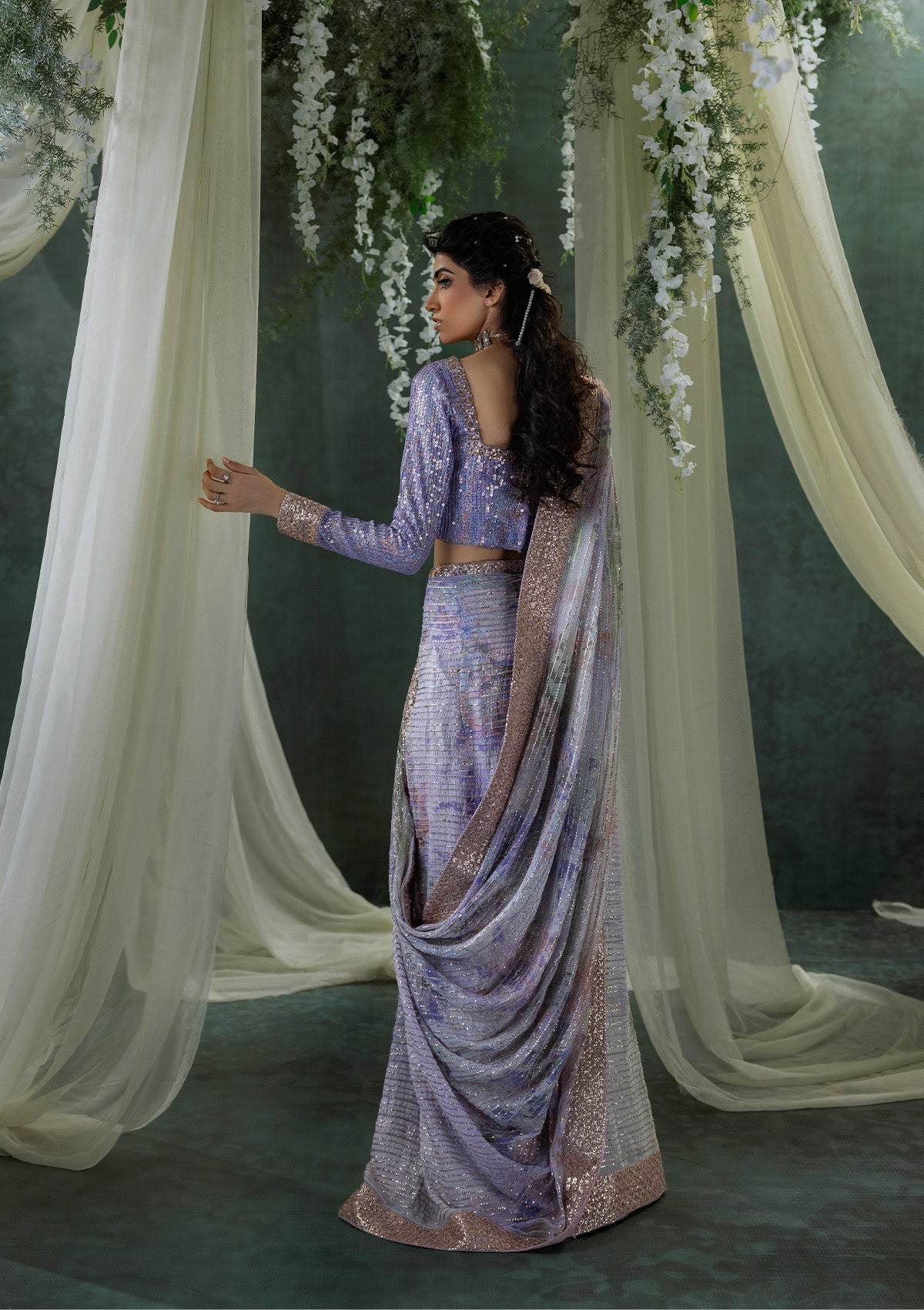 Aik Atelier | Sari Edit 2024 | SARI EDIT '24 VOL. 1 - LOOK 04 -  Aik Atelier Ladies Clothes - Original Designer Dress - House of Maryam