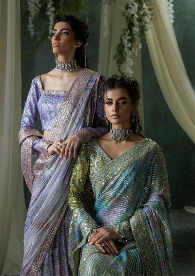 Aik Atelier | Sari Edit 2024 | SARI EDIT '24 VOL. 1 - LOOK 04 -  Aik Atelier Ladies Clothes - Original Designer Dress - House of Maryam