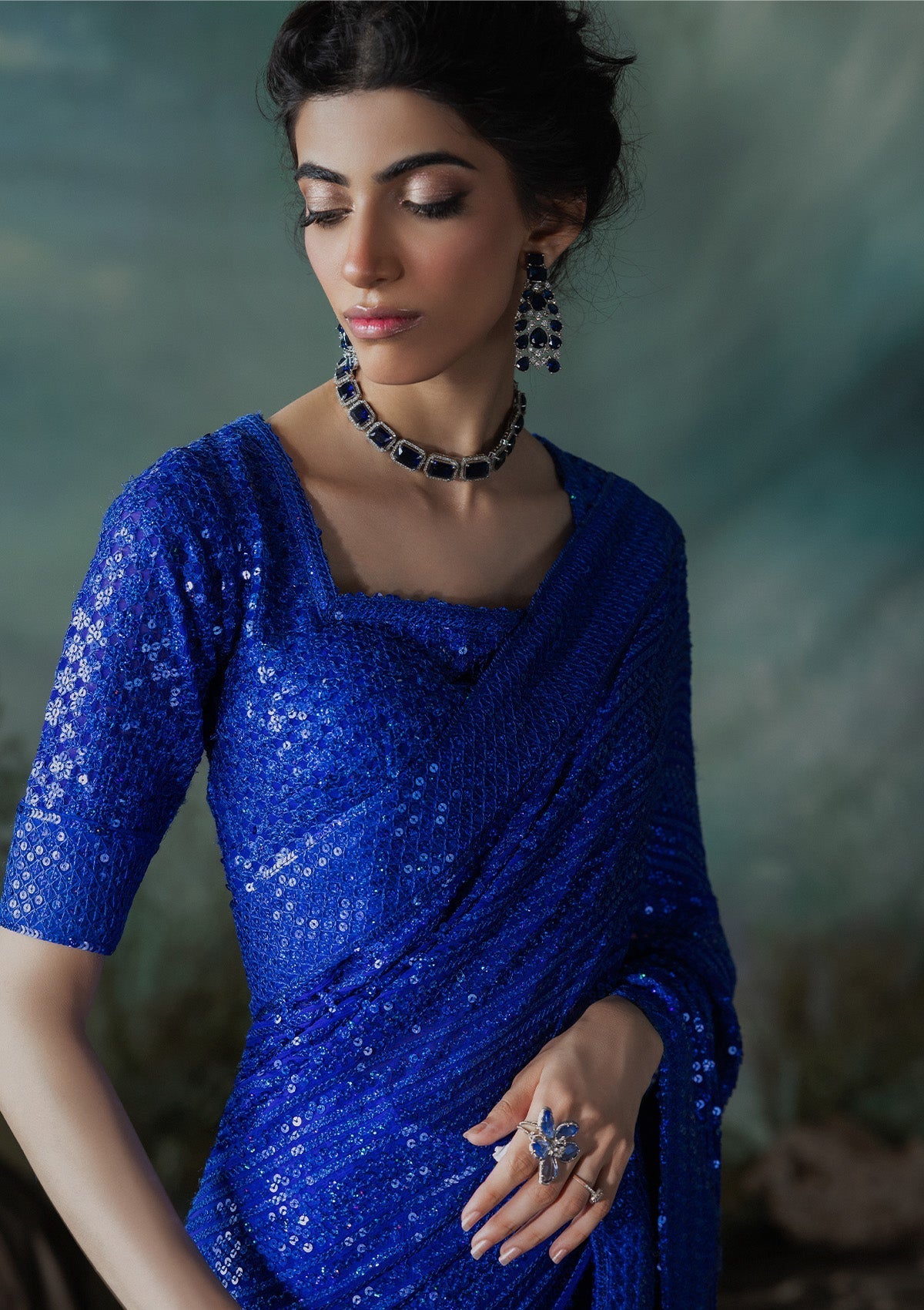Aik Atelier | Sari Edit 2024 | SARI EDIT '24 VOL. 1 - LOOK 05 -  Aik Atelier Ladies Clothes - Original Designer Dress - House of Maryam