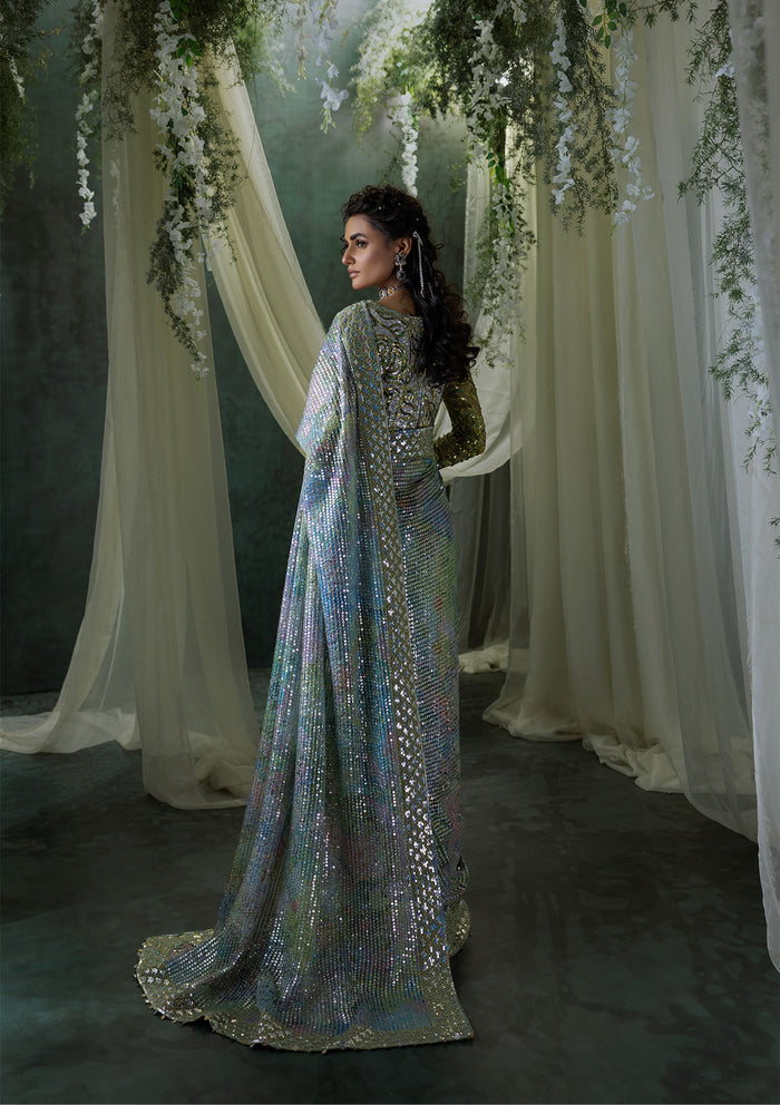 Aik Atelier | Sari Edit 2024 | SARI EDIT '24 VOL. 1 - LOOK 06 -  Aik Atelier Ladies Clothes - Original Designer Dress - House of Maryam
