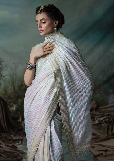 Aik Atelier | Sari Edit 2024 | SARI EDIT '24 VOL. 1 - LOOK 01 -  Aik Atelier Ladies Clothes - Original Designer Dress - House of Maryam