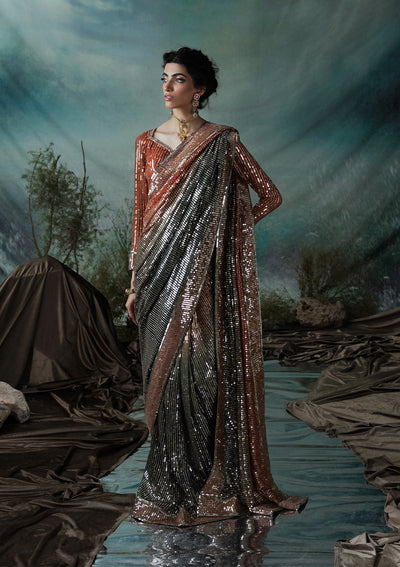 Aik Atelier | Sari Edit 2024 | SARI EDIT '24 VOL. 1 - LOOK 02 -  Aik Atelier Ladies Clothes - Original Designer Dress - House of Maryam