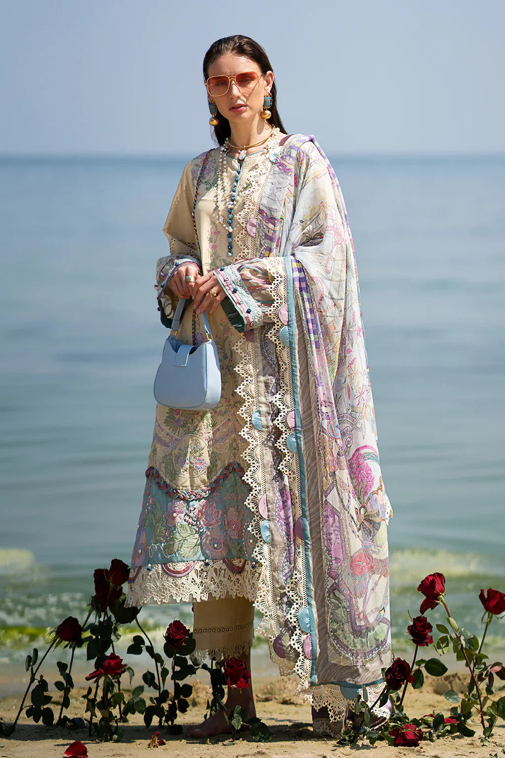 AJR Couture | Alif Signature Luxury Lawn 24 | Coraline by AJR Couture - House of Maryam