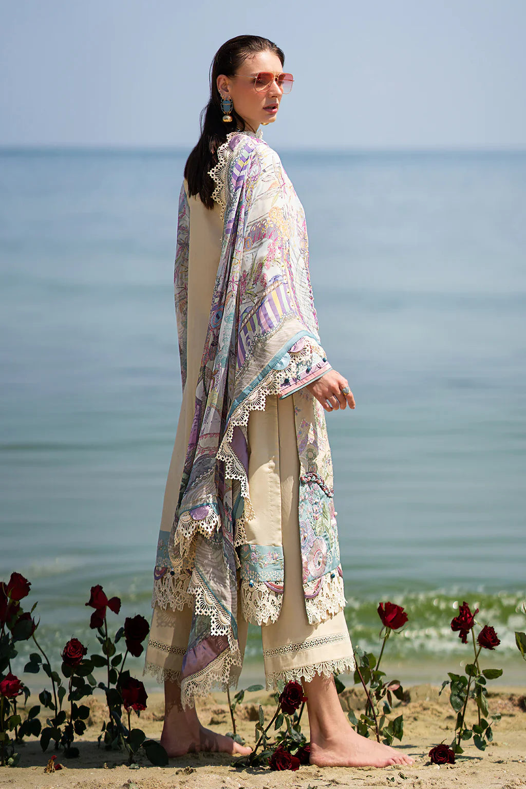 AJR Couture | Alif Signature Luxury Lawn 24 | Coraline by AJR Couture - House of Maryam