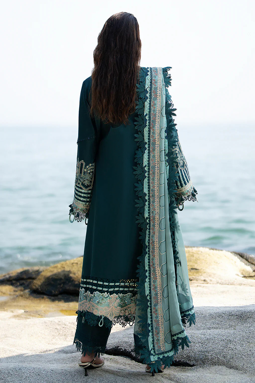 AJR Couture | Alif Signature Luxury Lawn 24 | Celia -  AJR Couture Luxury - Original Designer Dress - House of Maryam