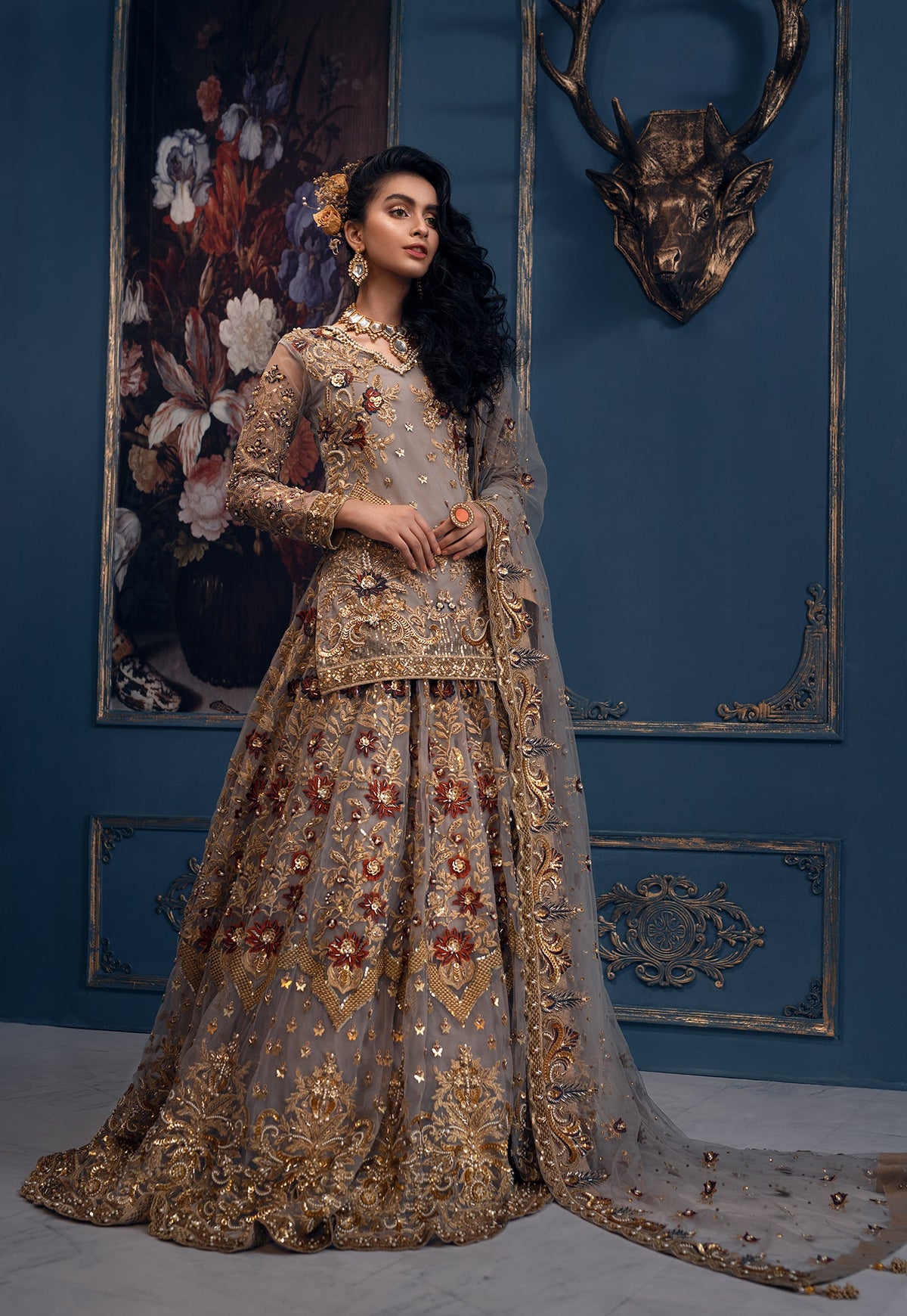 Akbar Aslam Queen Bee bridal maxi