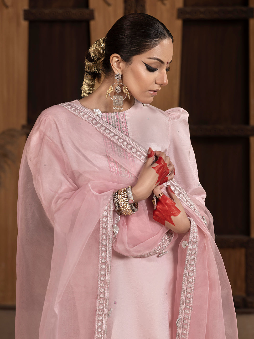 Hem Stitch | Raw Silk Edit 25 | Aleeha -  Hemstitch Ladies Clothes - Original Designer Dress - House of Maryam