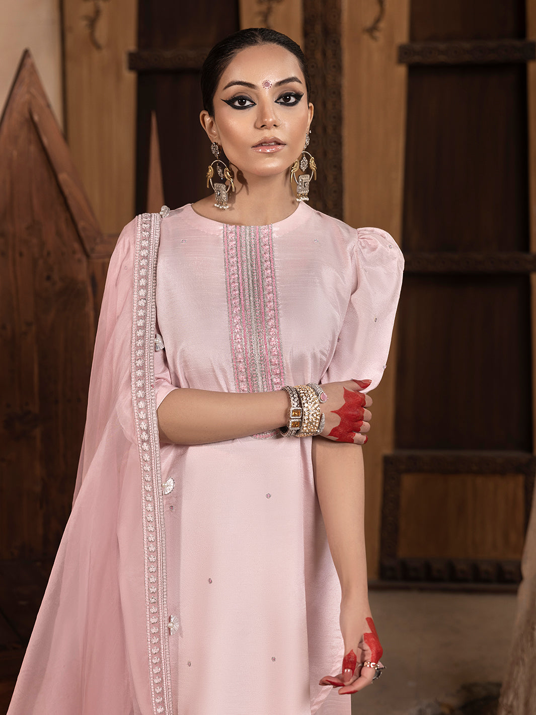 Hem Stitch | Raw Silk Edit 25 | Aleeha -  Hemstitch Ladies Clothes - Original Designer Dress - House of Maryam