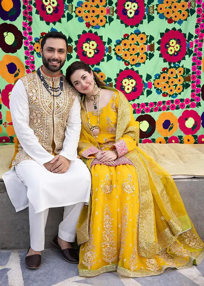 Ali Xesshan | Bhaag Lagay Rain | BUTTERCUP  LP-003 -  Ali Xeeshan Formal - Original Designer Dress - House of Maryam