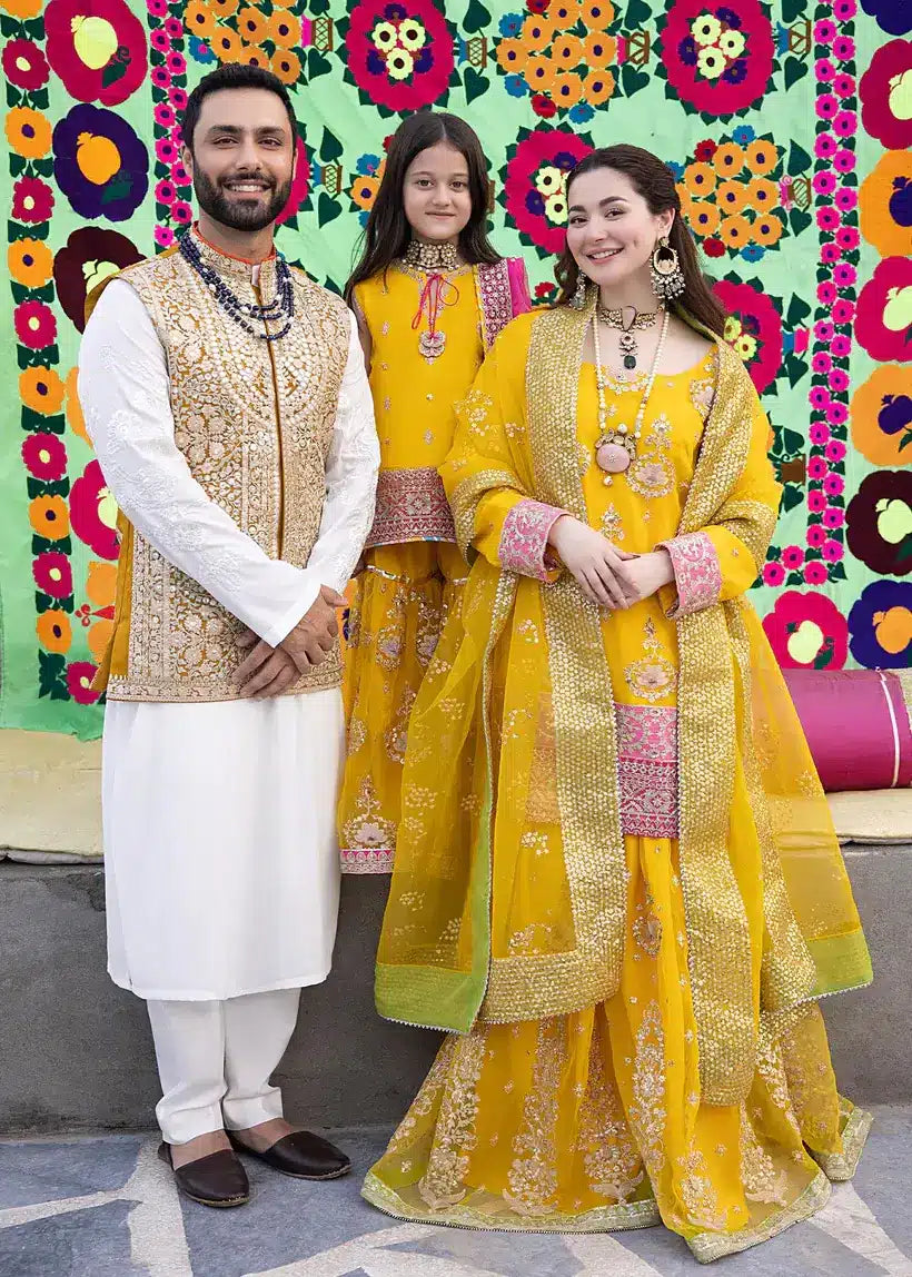 Ali Xesshan | Bhaag Lagay Rain | BUTTERCUP  LP-003 -  Ali Xeeshan Formal - Original Designer Dress - House of Maryam