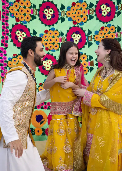 Ali Xesshan | Bhaag Lagay Rain | BUTTERCUP  LP-003 -  Ali Xeeshan Formal - Original Designer Dress - House of Maryam