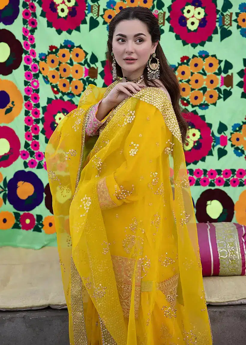Ali Xesshan | Bhaag Lagay Rain | BUTTERCUP  LP-003 -  Ali Xeeshan Formal - Original Designer Dress - House of Maryam