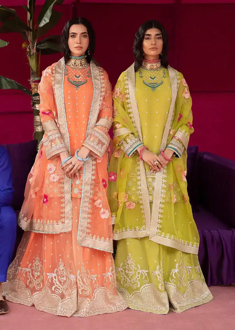 Ali Xesshan | Bhaag Lagay Rain | ANGORI BAGH  LP-010 -  Ali Xeeshan Formal - Original Designer Dress - House of Maryam