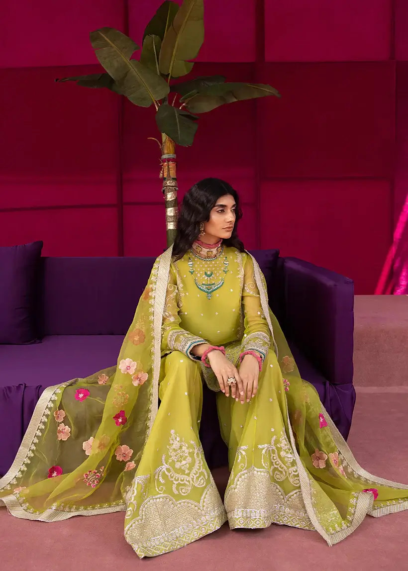 Ali Xesshan | Bhaag Lagay Rain | ANGORI BAGH  LP-010 -  Ali Xeeshan Formal - Original Designer Dress - House of Maryam