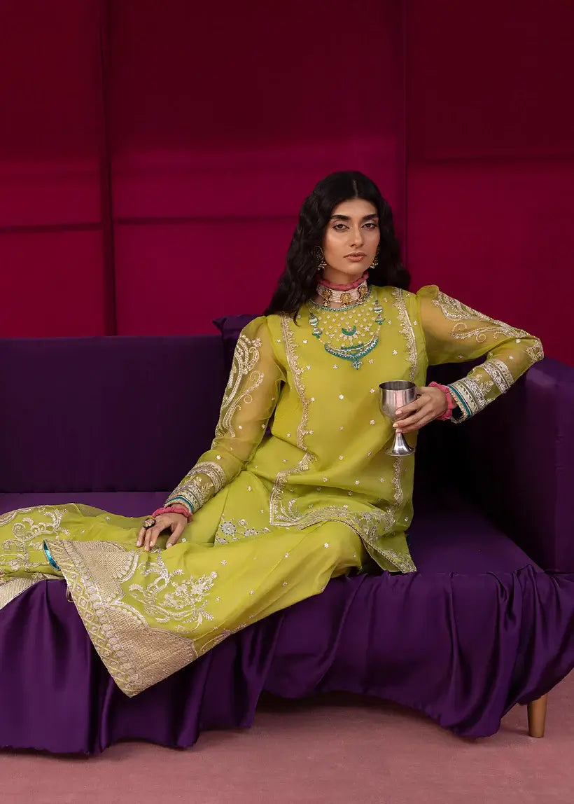 Ali Xesshan | Bhaag Lagay Rain | ANGORI BAGH LP-010 by Designer Ali Xeeshan - House of Maryam - Pakistani Designer Ethnic Wear in {{ shop.shopifyCountryName }}