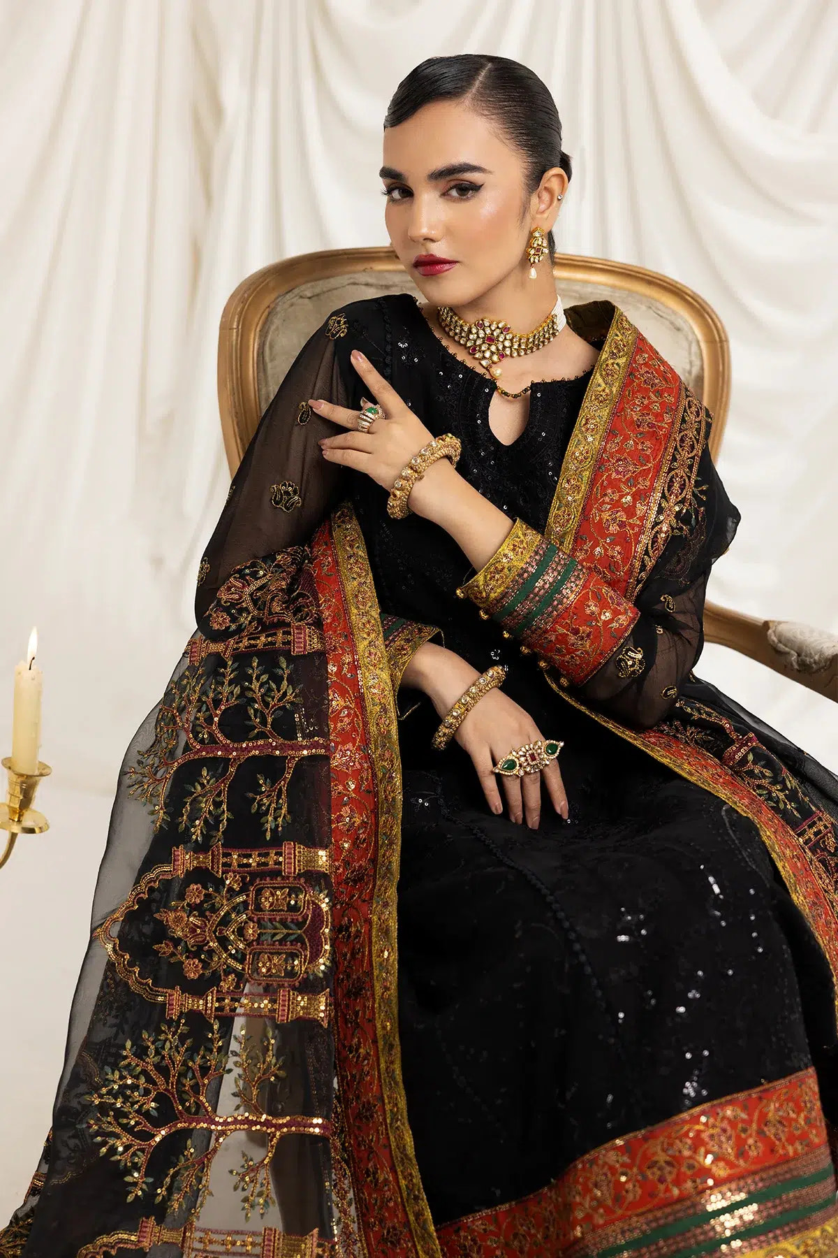 Alizeh | Formals Collection | Mehlika B (BLACK) -  Alizeh Formal - Original Designer Dress - House of Maryam