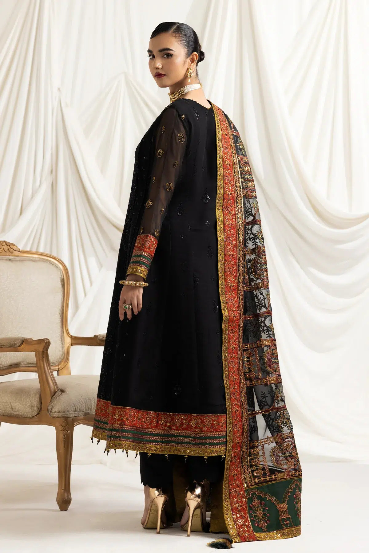 Alizeh | Formals Collection | Mehlika B (BLACK) -  Alizeh Formal - Original Designer Dress - House of Maryam