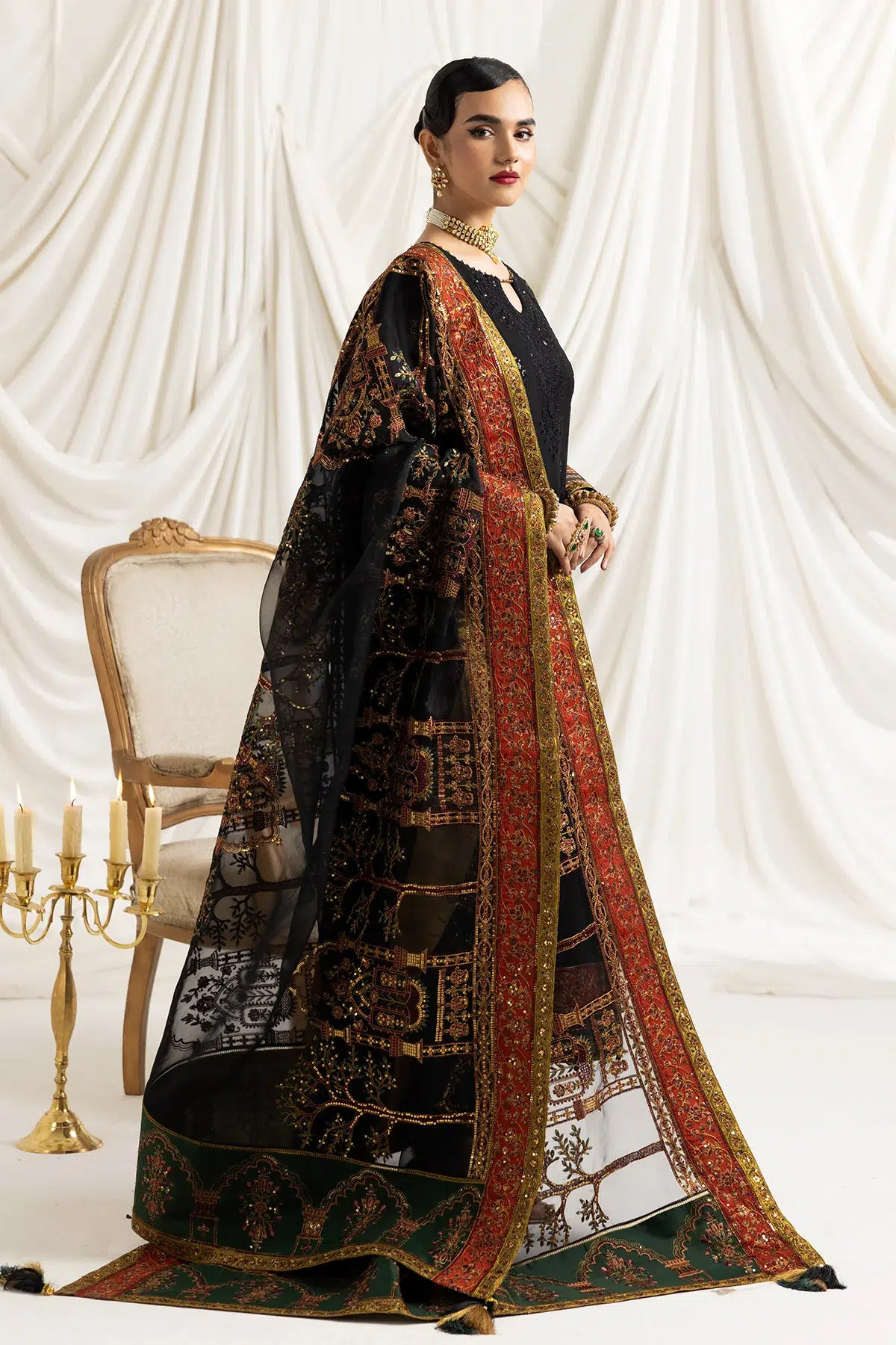 Alizeh | Formals Collection | Mehlika B (BLACK) -  Alizeh Formal - Original Designer Dress - House of Maryam