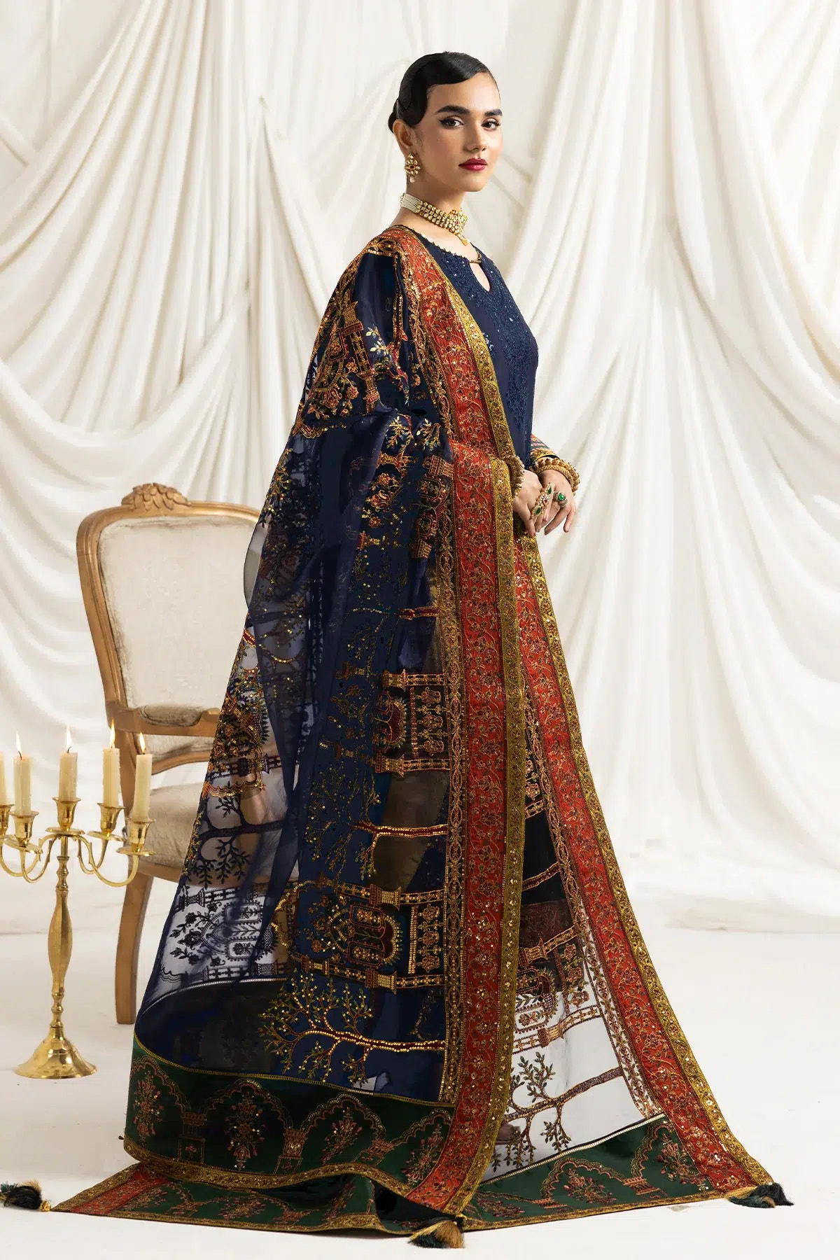 Alizeh | Formals Collection | Mehlika C (BLUE) -  Alizeh Formal - Original Designer Dress - House of Maryam