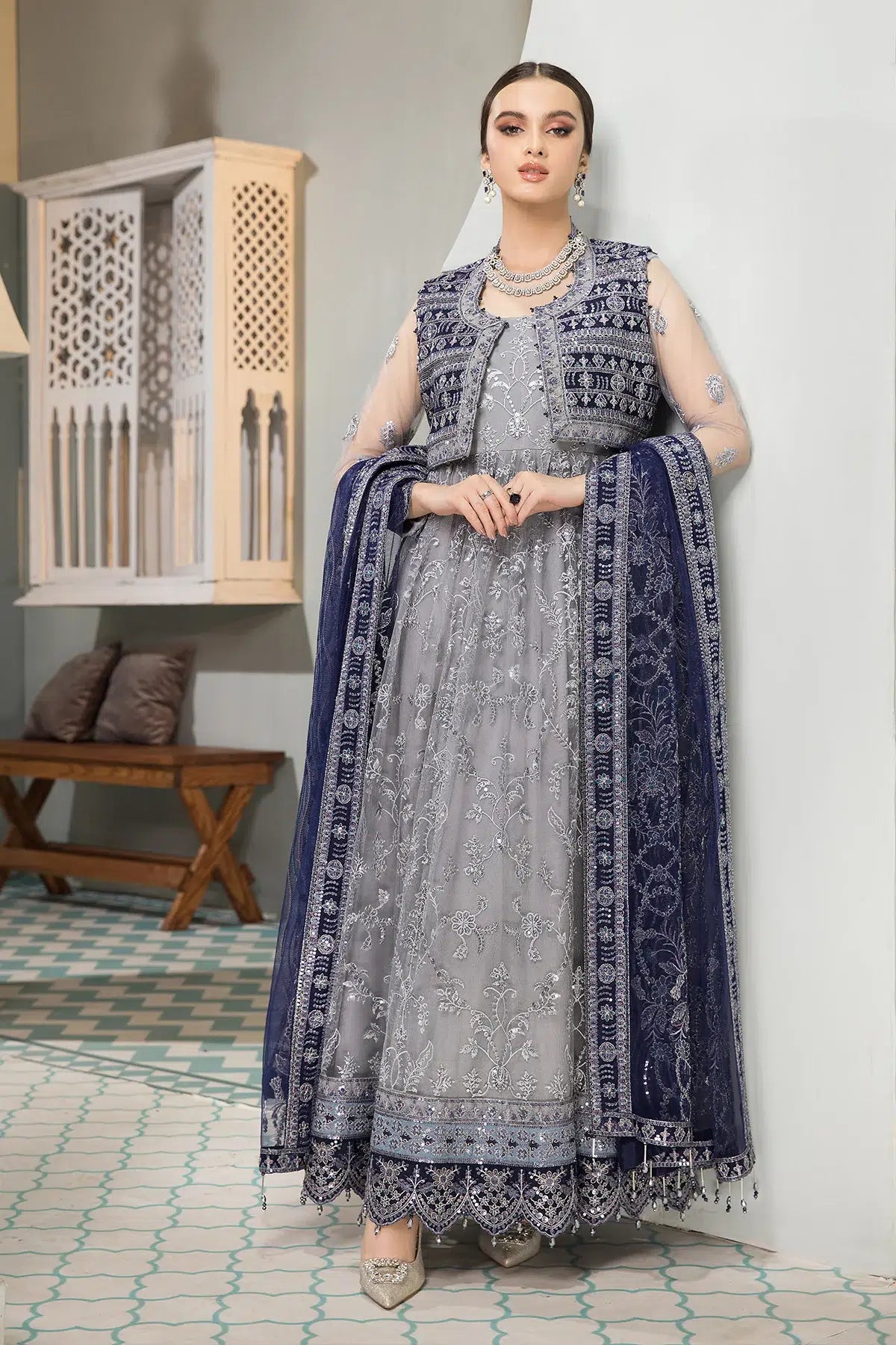 Alizeh | Formals Collection | Aks -  Alizeh Formal - Original Designer Dress - House of Maryam