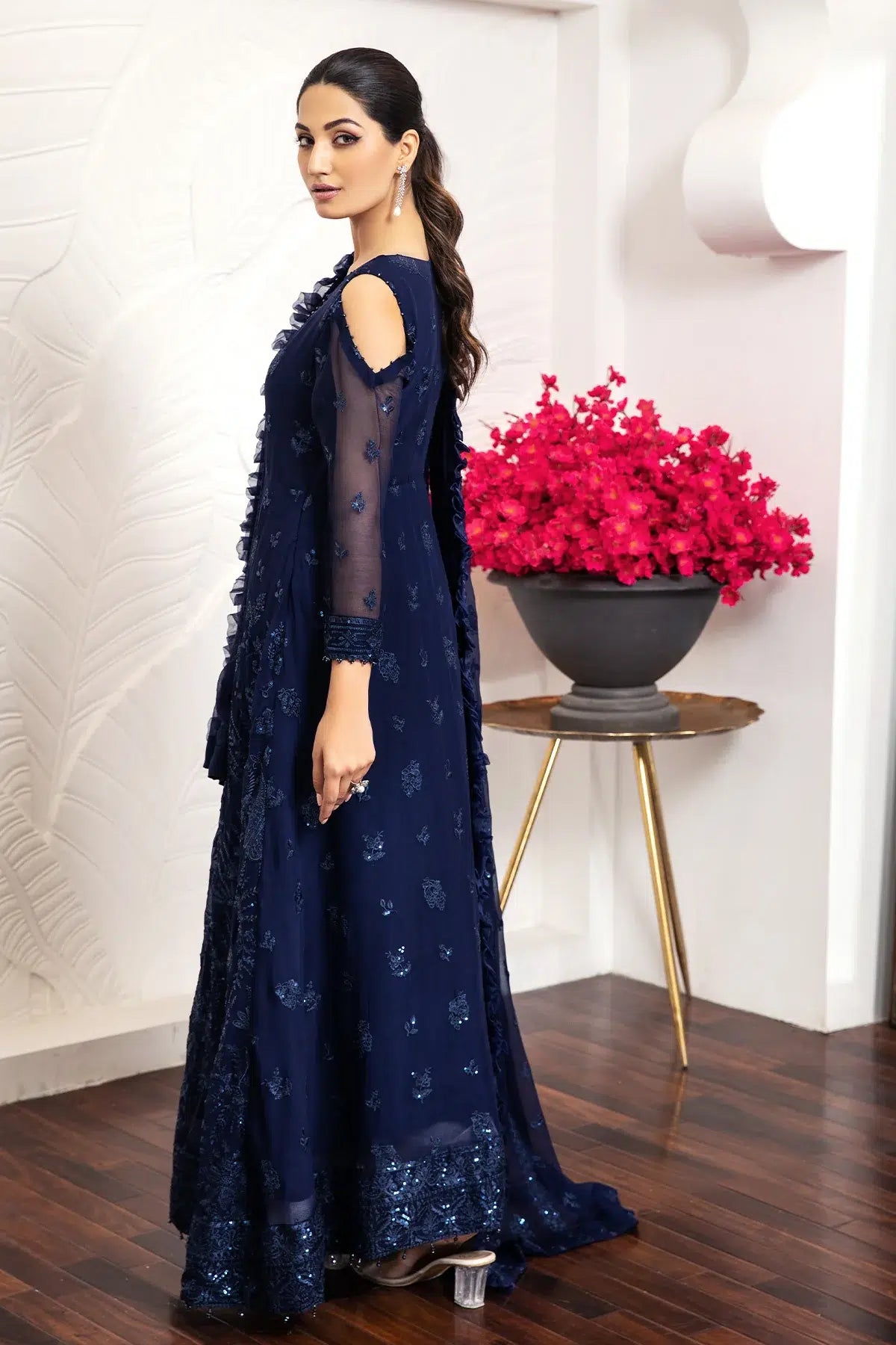 Alizeh | Formals Collection | Glace Blue -  Alizeh Formal - Original Designer Dress - House of Maryam
