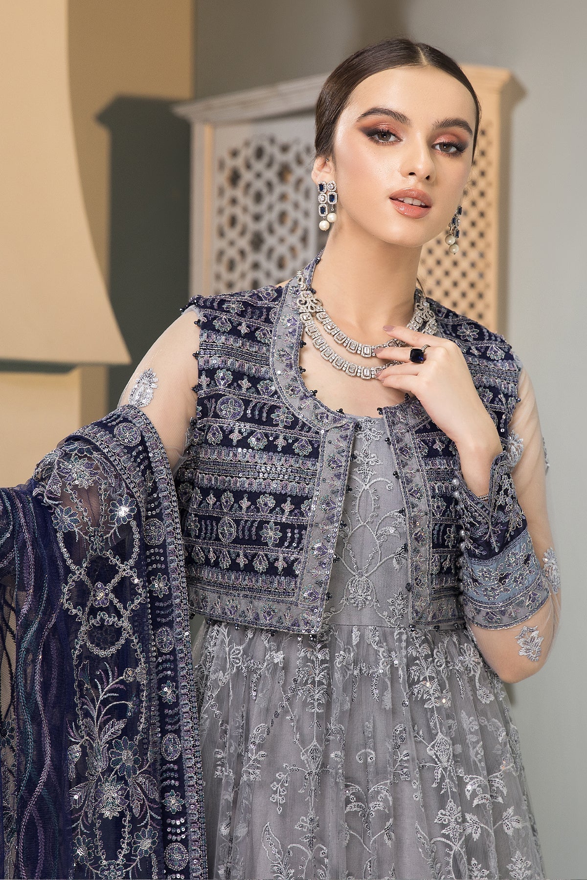 Alizeh | Formals Collection | Aks -  Alizeh Formal - Original Designer Dress - House of Maryam
