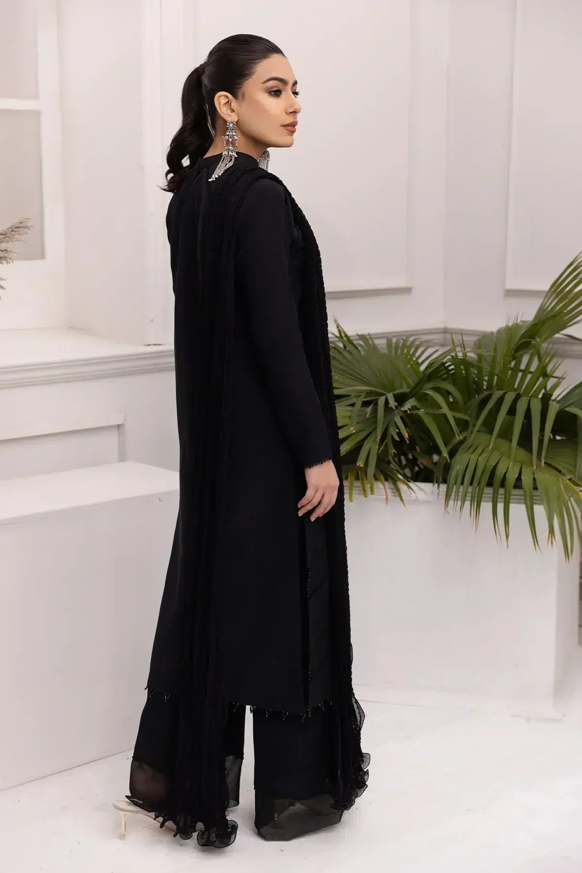 Alizeh | Formals Collection | Black Dress 3 piece - RTW1004 -  Alizeh Formal - Original Designer Dress - House of Maryam