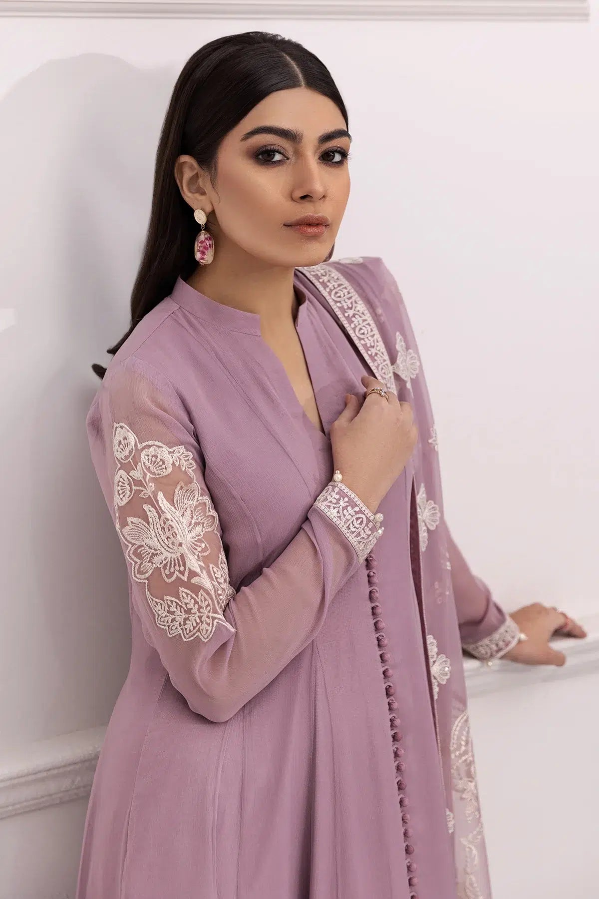 Alizeh | Formals Collection | Lilac Dress 3 piece - RTW1006