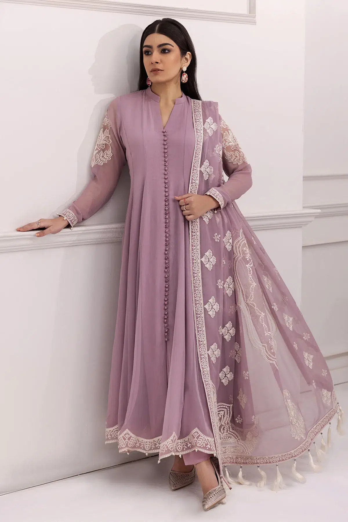 Alizeh | Formals Collection | Lilac Dress 3 piece - RTW1006 -  Alizeh Formal - Original Designer Dress - House of Maryam