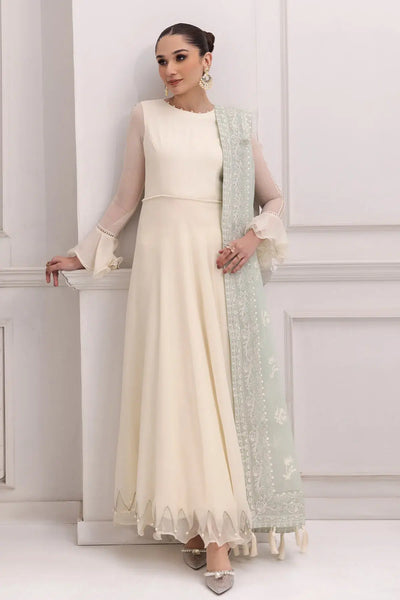 Alizeh | Formals Collection | Off White Dress 3 piece - RTW1007 -  Alizeh Formal - Original Designer Dress - House of Maryam