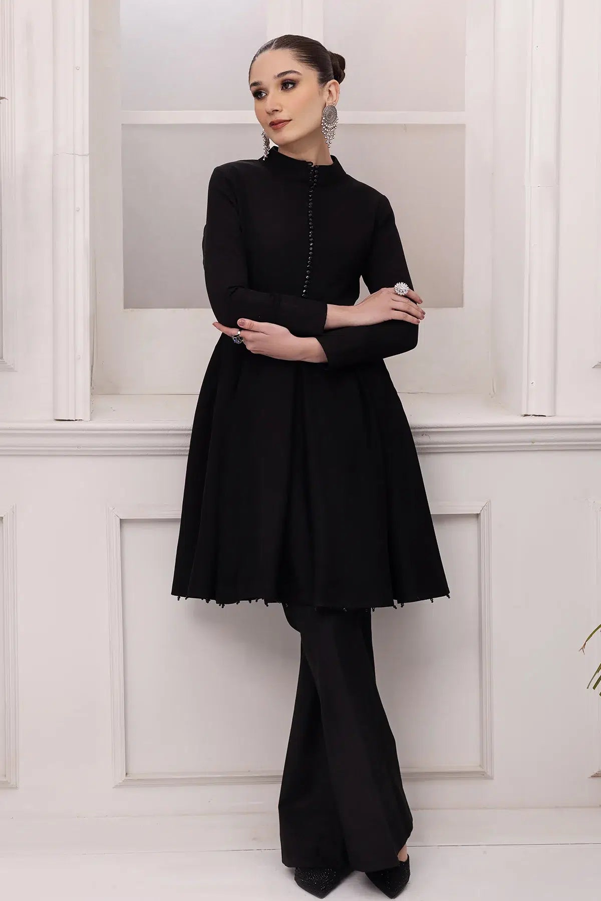 Alizeh | Formals Collection | Black Dress 3 piece - RTW1008