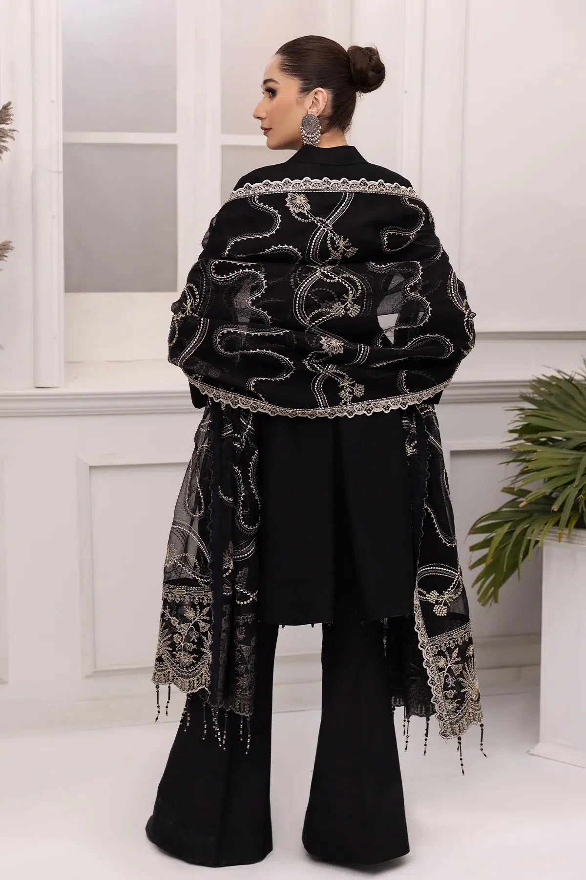 Alizeh | Formals Collection | Black Dress 3 piece - RTW1008 -  Alizeh Formal - Original Designer Dress - House of Maryam