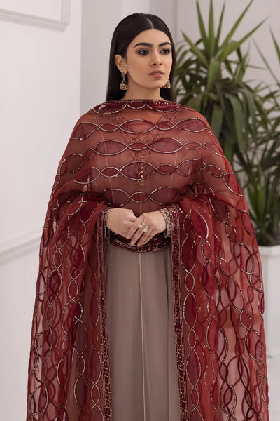 Alizeh | Formals Collection | Beige Dress 3 piece - RTW1010 -  Alizeh Formal - Original Designer Dress - House of Maryam