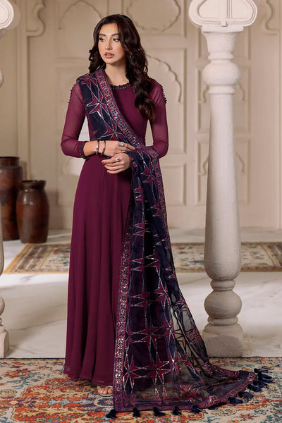Alizeh | Formals Collection | Magenta 3 piece - RTW1013 -  Alizeh Formal - Original Designer Dress - House of Maryam
