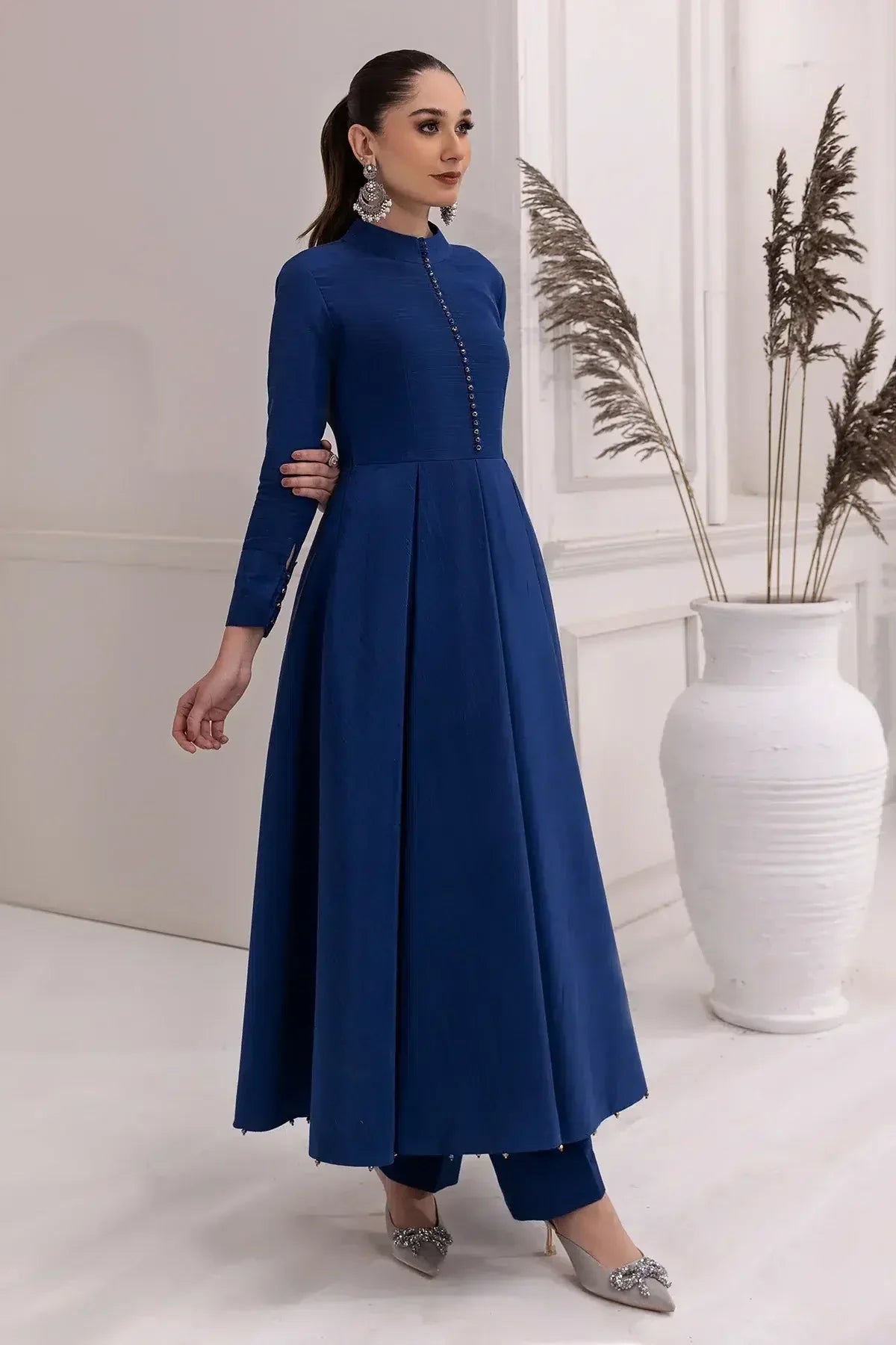 Alizeh | Formals Collection | Royal Blue Dress 3 piece - RTW1002