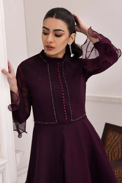 Alizeh | Formals Collection | Purple Frock 2 piece - RTW1001 -  Alizeh Formal - Original Designer Dress - House of Maryam