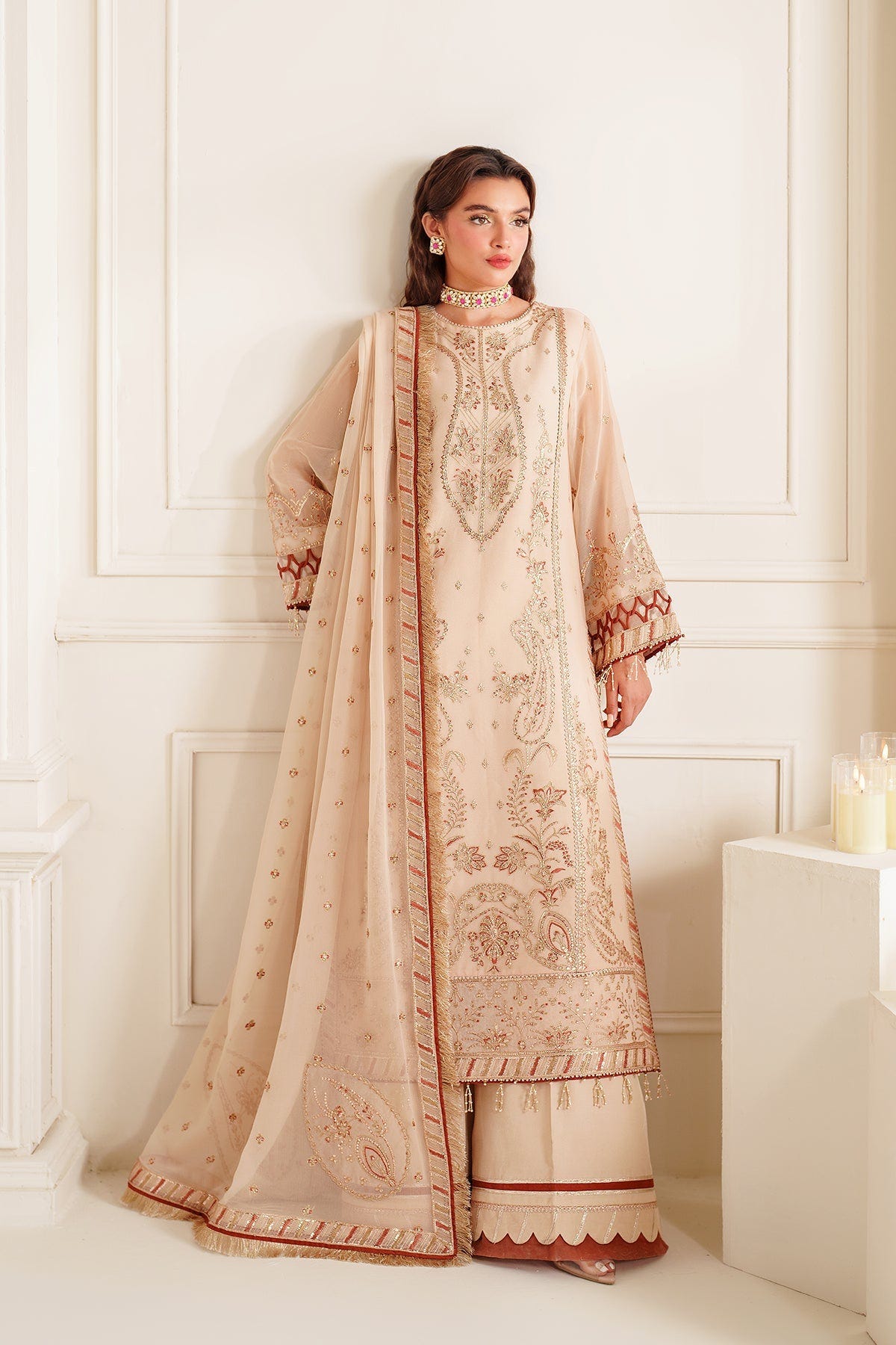 Alizeh | Dua Formals 24 | AF-DUA-3028-Emel -  Alizeh Ladies Clothes - Original Designer Dress - House of Maryam