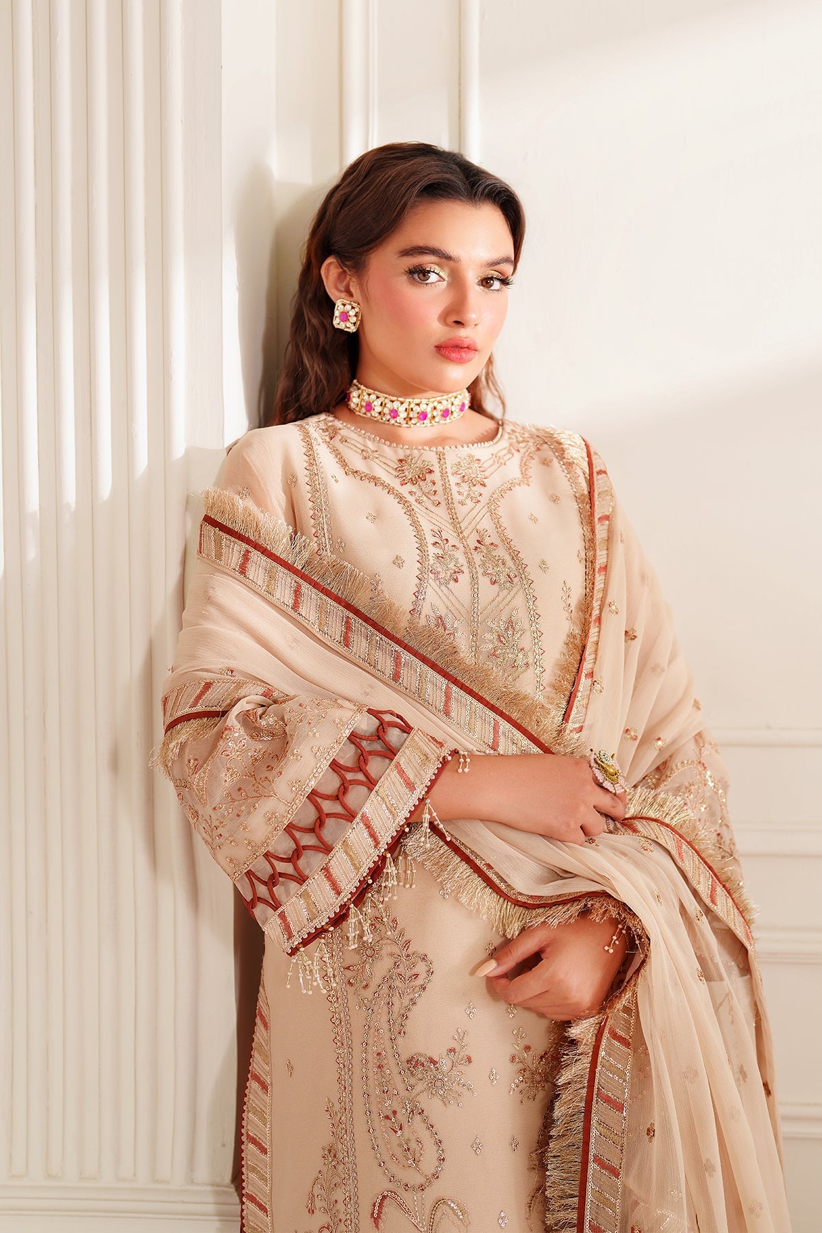 Alizeh | Dua Formals 24 | AF-DUA-3028-Emel by Designer Alizeh - House of Maryam - Pakistani Designer Ethnic Wear in {{ shop.shopifyCountryName }}