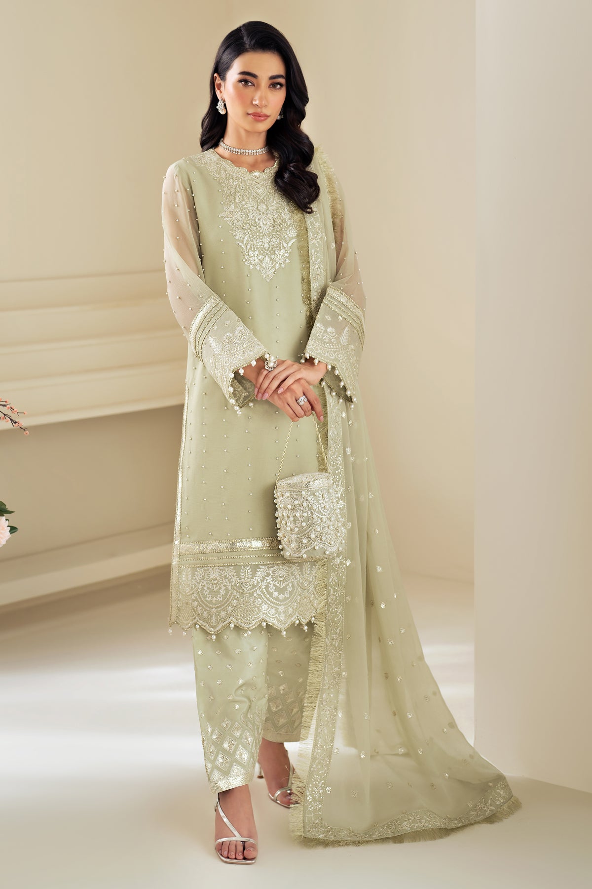 Alizeh | Selene Luxury Chiffon Collection 25 | AF-PS-8008-Neo -  Alizeh Ladies Clothes - Original Designer Dress - House of Maryam