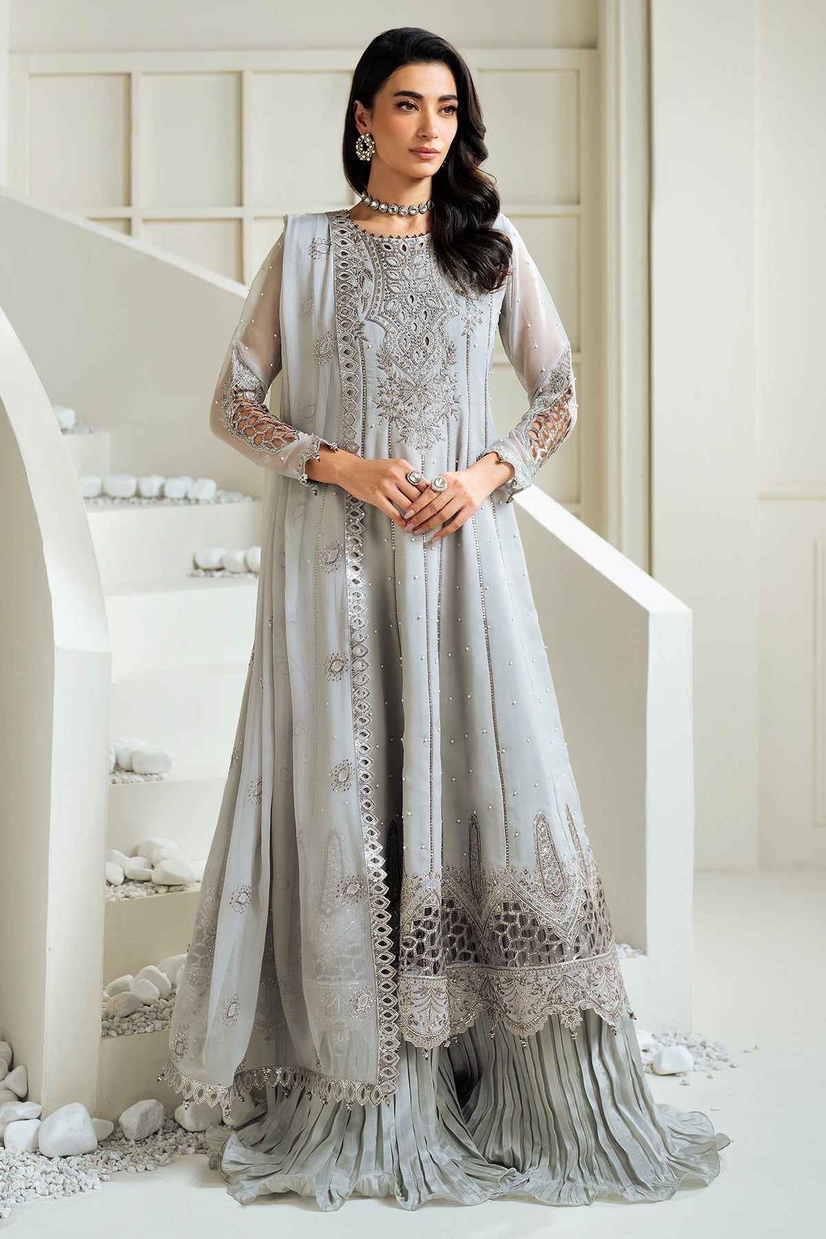 Alizeh | Selene Luxury Chiffon Collection 25 | AF-PS-8002-Luna -  Alizeh Ladies Clothes - Original Designer Dress - House of Maryam