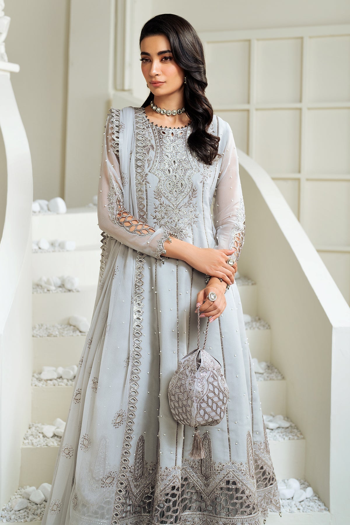Alizeh | Selene Luxury Chiffon Collection 25 | AF-PS-8002-Luna -  Alizeh Ladies Clothes - Original Designer Dress - House of Maryam