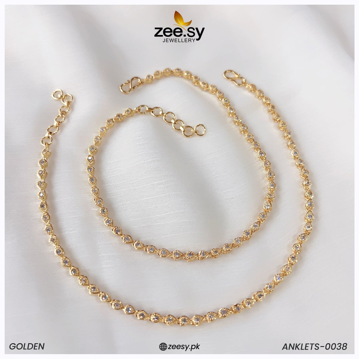 Anklets-0038 -  Zeesy Anklets - Original Designer Dress - House of Maryam
