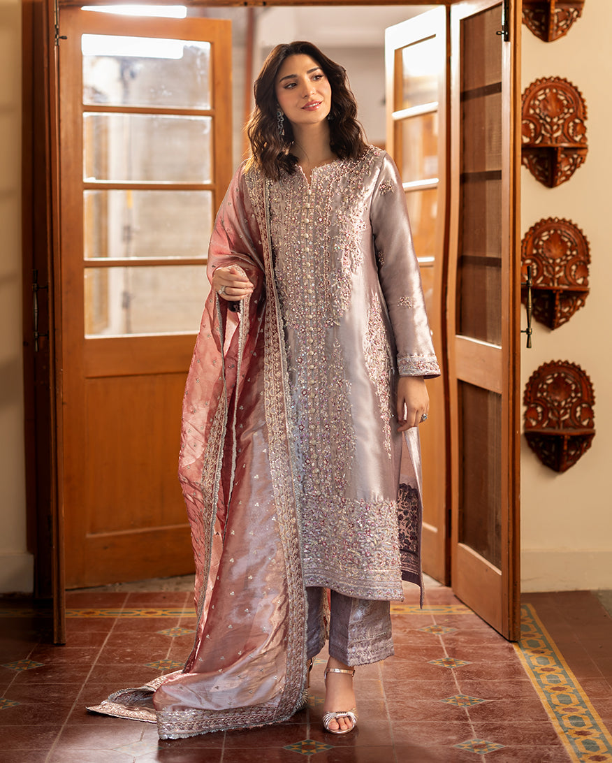 Mushq | Sunehri Lama Silk | Anoushay