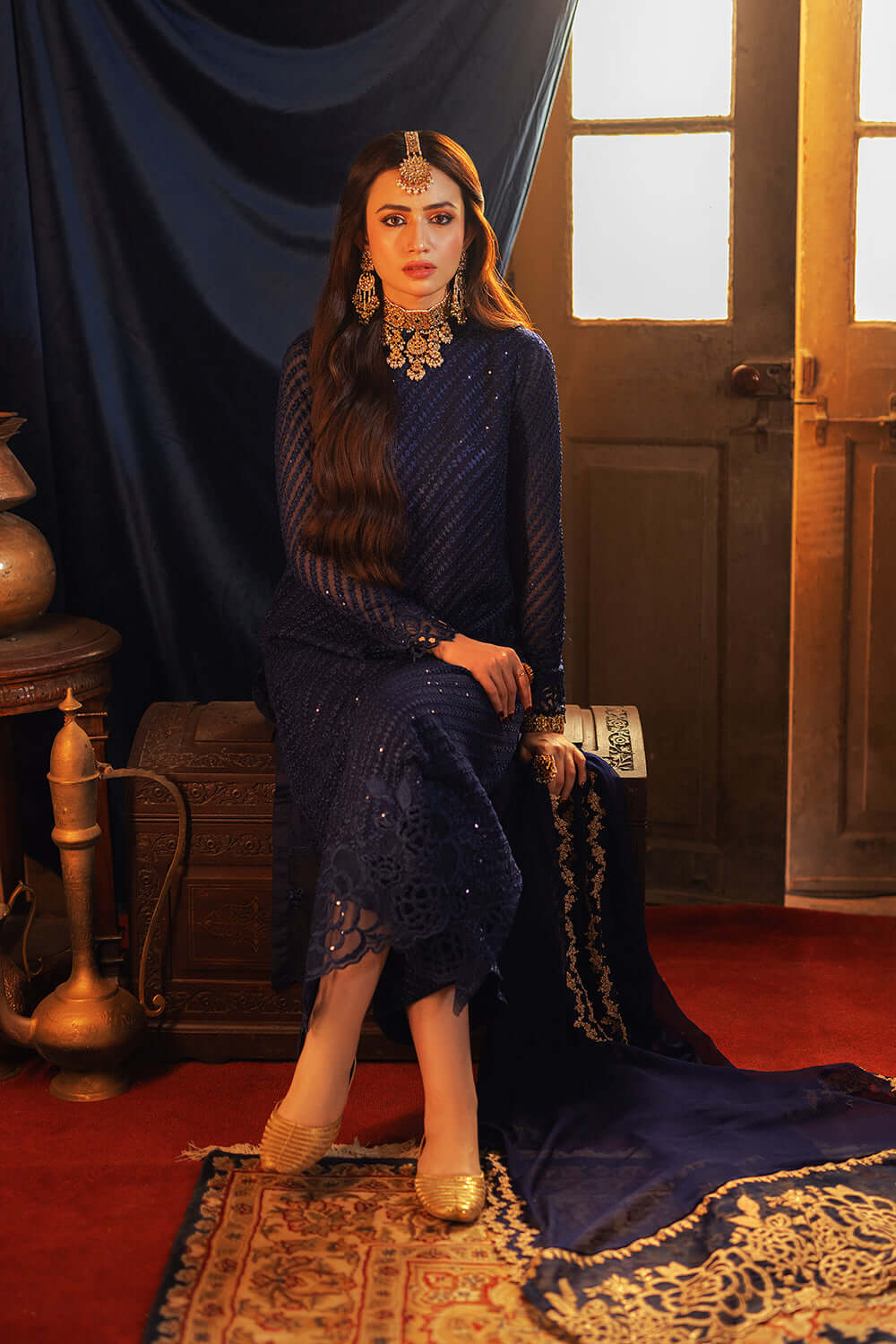 Azure | Luxe Formals | Aqua Serene -  Azure Ladies Clothes - Original Designer Dress - House of Maryam