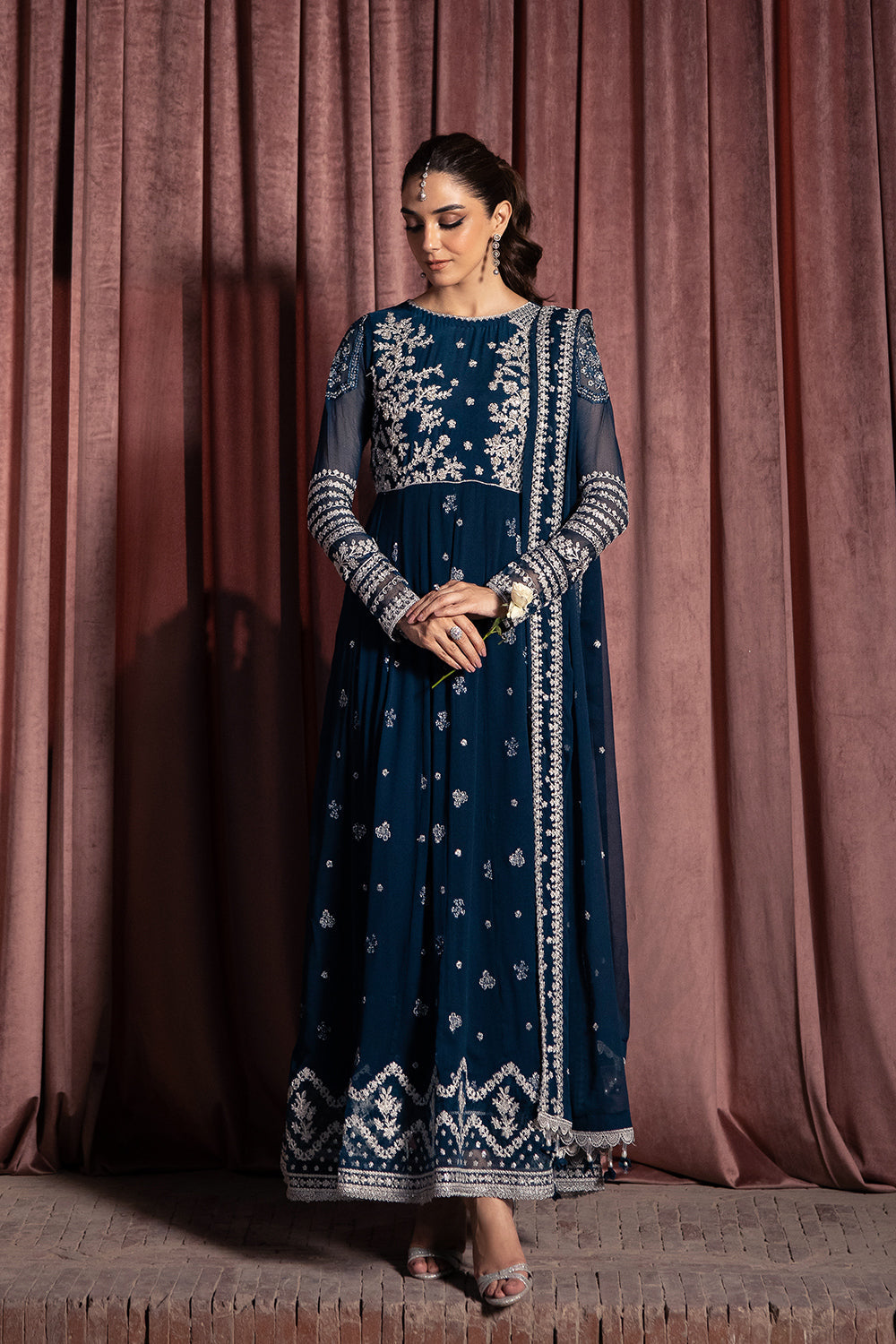 Azure | Luxe Formals | Aquatic Whisper -  Azure Ladies Clothes - Original Designer Dress - House of Maryam