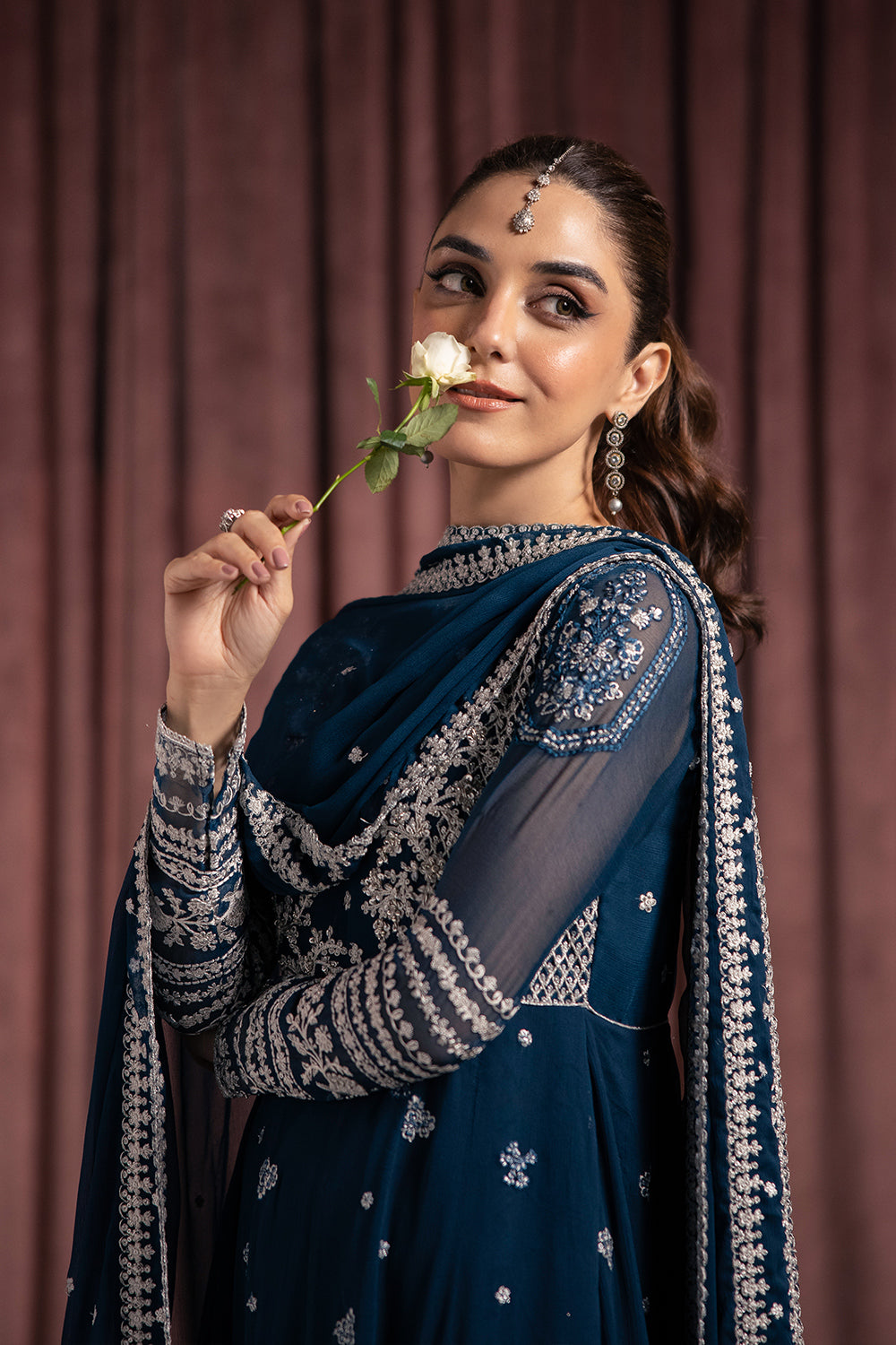 Azure | Luxe Formals | Aquatic Whisper -  Azure Ladies Clothes - Original Designer Dress - House of Maryam
