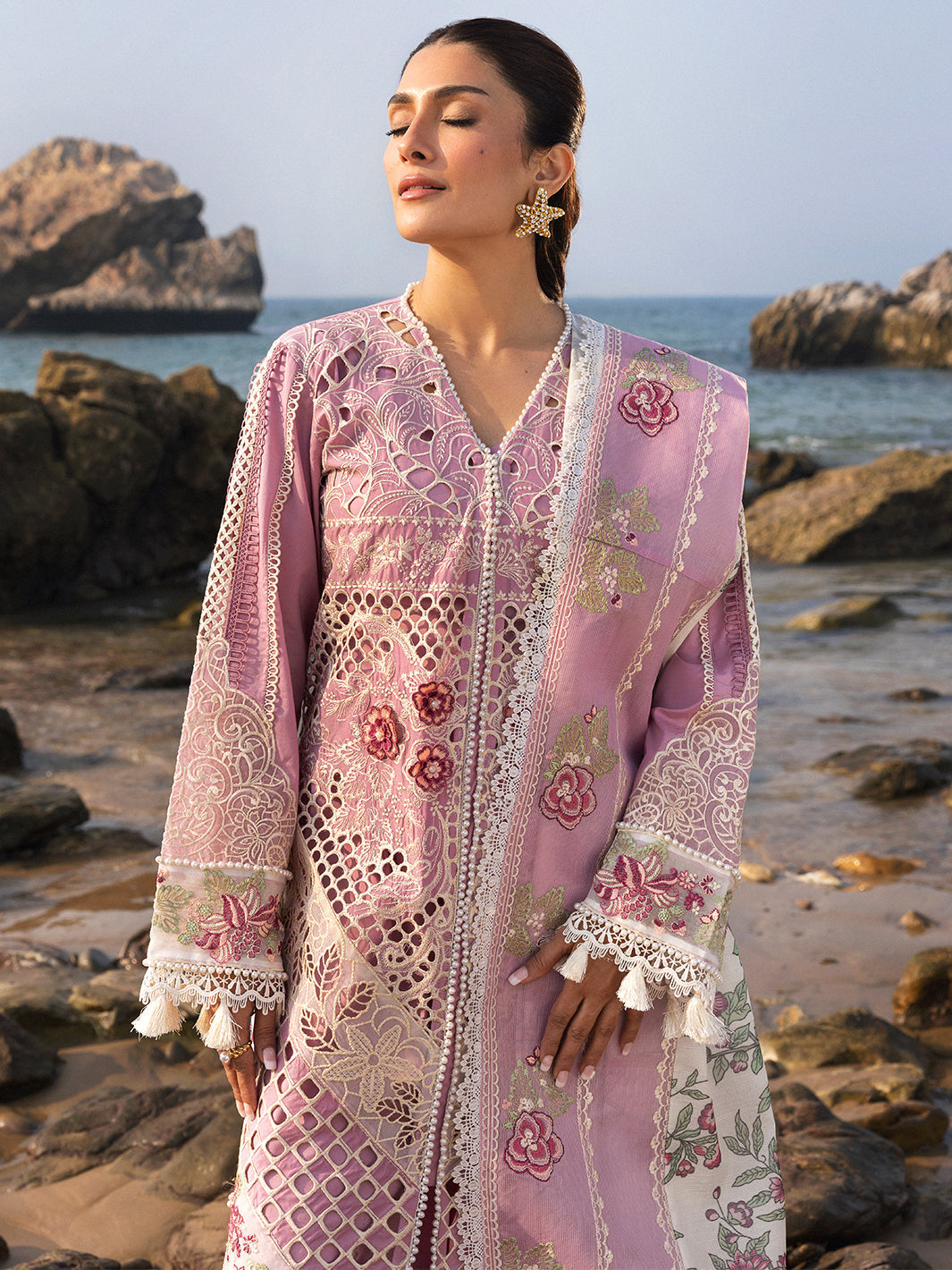 Mahnur | Sirena Luxury Lawn 25 | Aria -  Mahnur Ladies Clothes - Original Designer Dress - House of Maryam