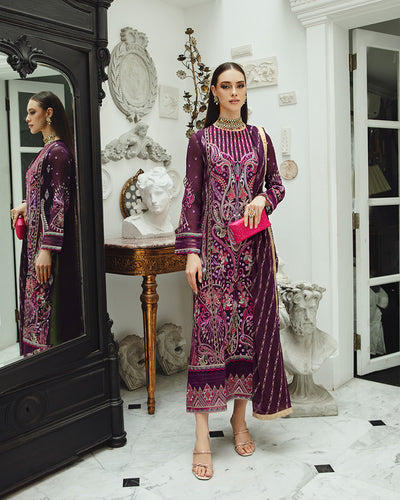 Maryum n Maria | Freesia Ariya Formals | SW23-502 - PLUM - Roshan -  Maryum N Maria Formal - Original Designer Dress - House of Maryam