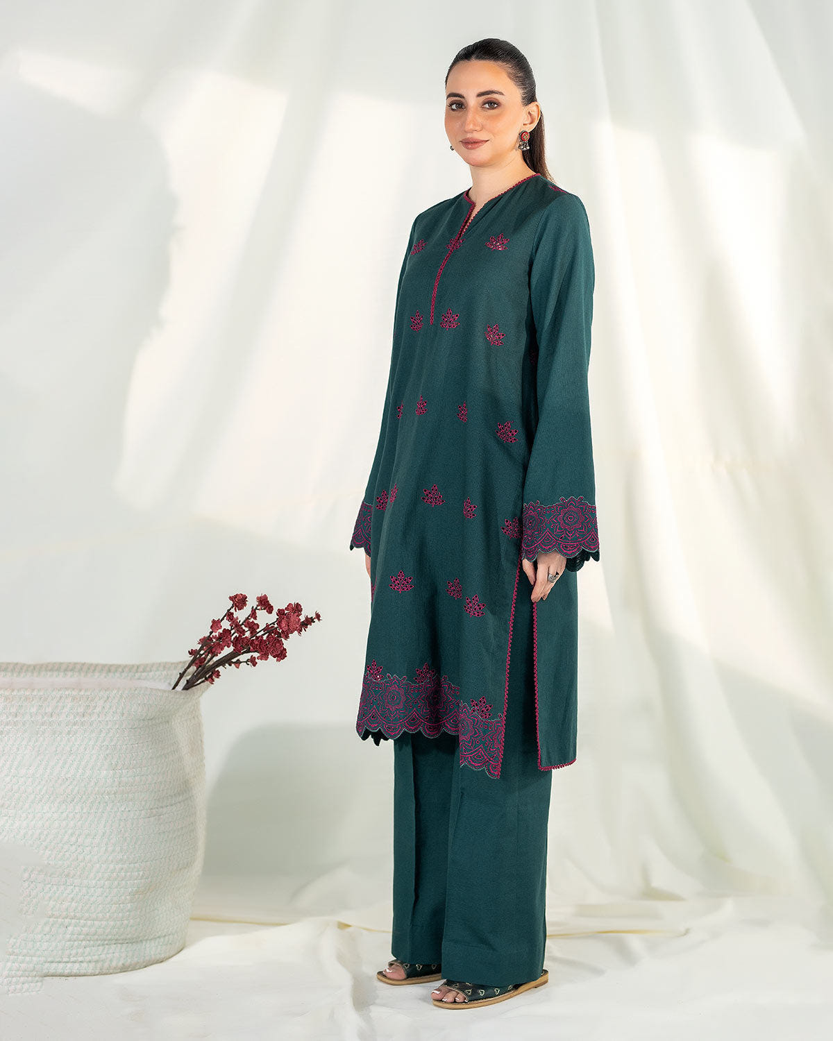 Zevk | Winter Flavour | LIME -  Zevk Ladies Clothes - Original Designer Dress - House of Maryam